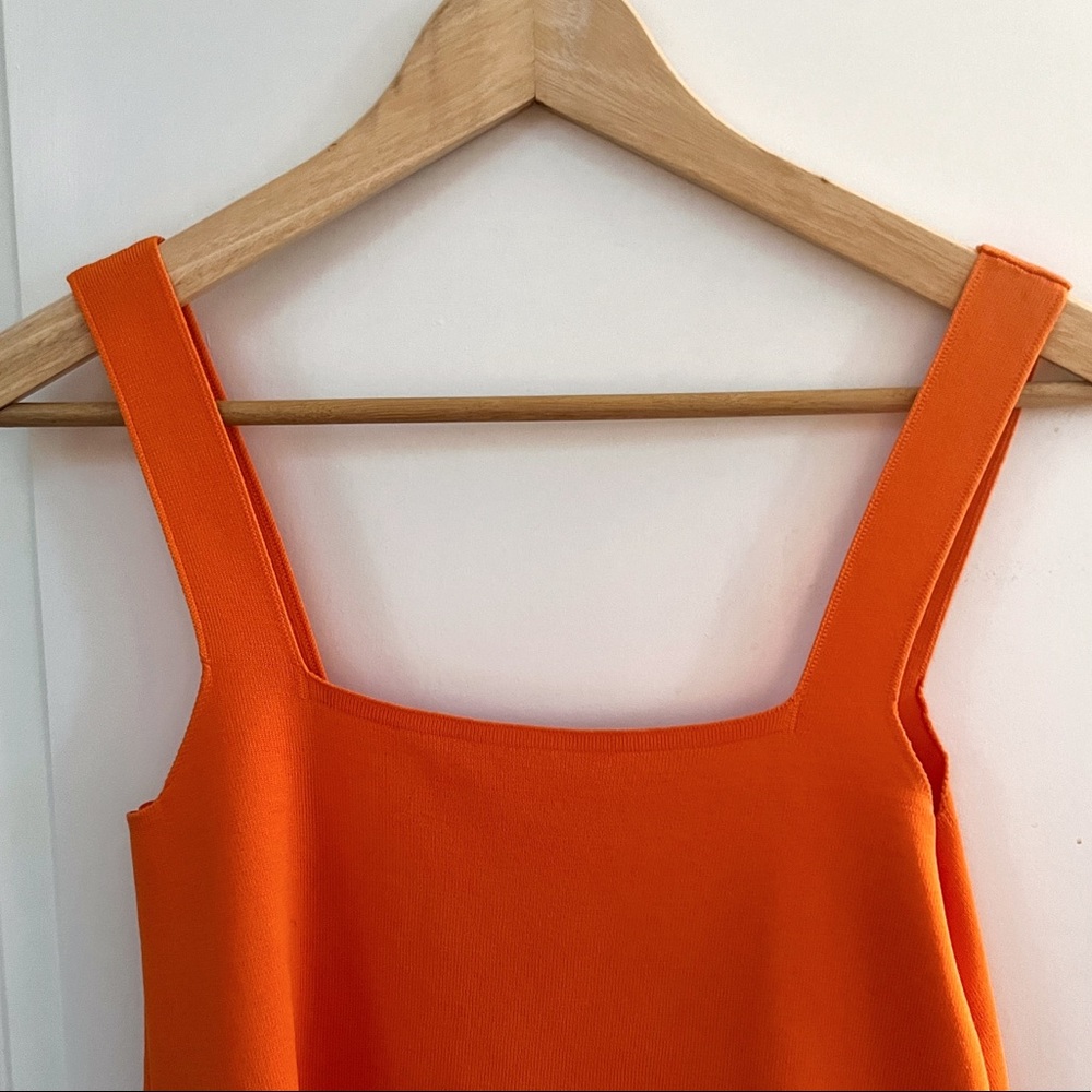 ZARA KNIT DRESS - ORANGE